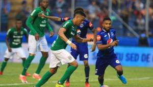 Archivo: Motagua enfrentado al Marathón en el estadio Nacional