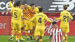Un Messi espectacular lideró la victoria del Barcelona ante el Athletic Bilbao. Marcó dos goles.