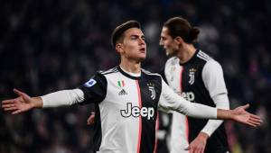 Dybala fue la figura de la Juventus. Ingresó por Cristiano Ronaldo y marcó la diferencia. FOTO: AFP