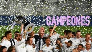 Real Madrid ya recibió su copa 34 de la Liga de España. Así fue el tremendo festejo por la nueva conquista.