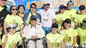 Chelato Uclés recibió el domingo el apoyo de toda su familia en la Maratón que se organizó para él y recaudar fondos que le ayuden a su recuperación.