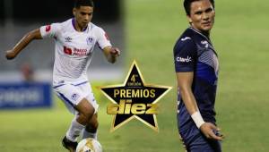 Carlos Pineda y Denil Maldonado son dos de las jóvenes figuras del fútbol hondureño.
