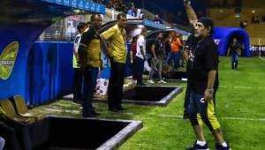 El entrenador Diego Maradona tras la clasificación de Dorados.
