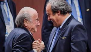 Blatter brindó declaraciones en un juzgado por controvertido pago de 1,8 millones de euros a Michel Platini en 2011. Foto AFP