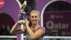 La belga Elise Mertens se impuso a la rumana Simona Halep en la gran final del torneo de Doha.