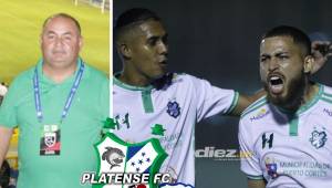 El Platense doblegó 1-2 al CD Choloma en la jornada 1 del torneo Clausura 2024 de la Liga Nacional de Ascenso. FOTO: Neptalí Romero.