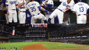 La Serie Mundial entre Dodgers y Rays se disputó con la presencia de miles de aficionados en la sede de Arlington, Texas.