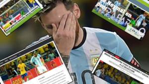 La prensa internacional no perdona a Argentina tras ser humillada y bailada por Neymar y Brasil.