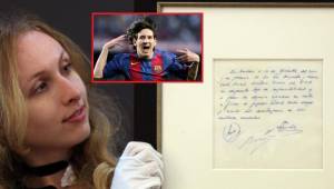 Una pieza histórica: ¿cuánto podría valer la servilleta del primer contrato de Messi en Barcelona? Será subastada.