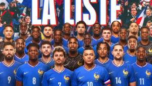 Francia dio a conocer su lista para la Eurocopa 2024.