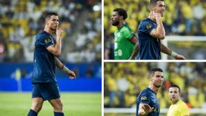 VIDEO: Cristiano Ronaldo, desbordado en cólera contra la afición de Arabia que le gritó “Messi, Messi” tras el Balón de Oro