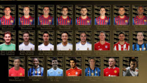 Un total de 50 jugadores son preseleccionados, luego se reduce a 23 y por último solo quedaron tres: Iniesta, Messi y CR7.