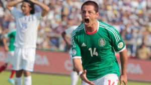 Chicharito Hernández gritó a todo pulmón sus goles ante Honduras.