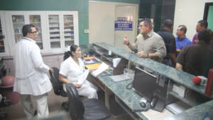 John Bodden está internado en una clínica privada de La Ceiba.