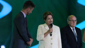 Joseph Blatter y la presidenta de Brasil Dilma Rousseff no creen que disturbios empañen el Mundial.