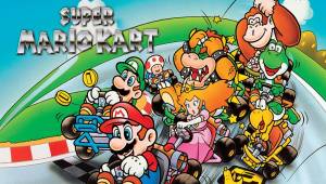 Super Mario Kart se estrenó en 1992 para la plataforma de Super Nintendo Entertainment System, o SNES. Actualmente se puede jugar en la Nintendo Switch.