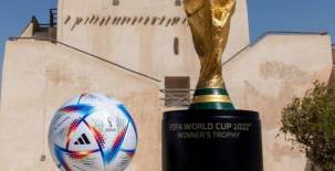Así es el hermoso balón del Mundial de Qatar 2022. Es de la marca Adidas.