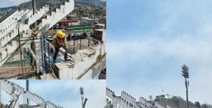 Condepor finaliza demolición del primer tramo de vigas del estadio Nacional Chelato Uclés