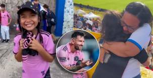 Lionel Messi le regaló una camiseta autografiada a Amy Márquez, la pequeña aficionada de El Salvador que se hizo viral previo a la llegada del Inter Miami.