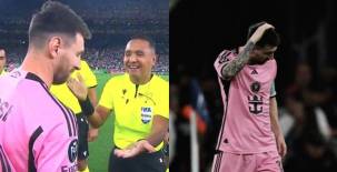 La inesperada petición de Messi al árbitro Iván Barton para no ser más humillados por Monterrey en Concacaf