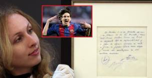 Una pieza histórica: ¿cuánto podría valer la servilleta del primer contrato de Messi en Barcelona? Será subastada.