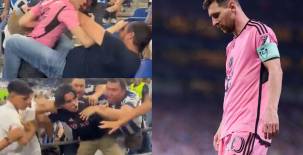 Con vulgar cántico a Messi: Así fue la pelea de aficionados de Inter Miami contra Monterrey ¡Se dieron con todo!
