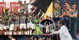 La Juventus puso fin a una sequía de tres años sin trofeos conquistando la decimoquinta Copa de Italia: Allegri se enojó y se desvistió y la reacción triste de Gasperini tras perder con Atalanta.