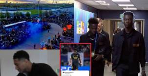 Estas son las imágenes antes del partido del Real Madrid contra Manchester City. Florentino Pérez tuvo un gesto con sus jugadores.
