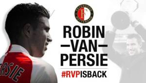 Así le dio la bienvenido de regresó el Feyenoord a Van Persie.