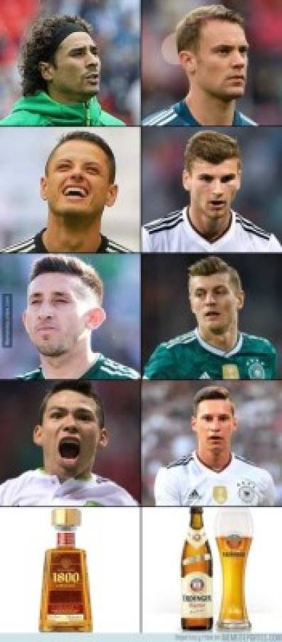 Explotan las redes sociales con los memes del triunfo de México sobre Alemania en el Mundial