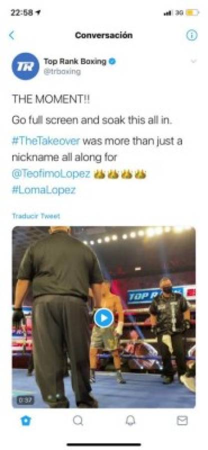 ¡Magic, Pacquiao, Daddy Yankee...! Famosos que felicitaron a Teófimo López por la victoria ante Loma