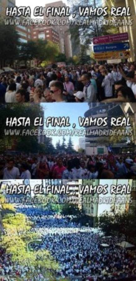 Así viven los hondureños por mundo el clasico Real Madrid vs Barcelona.