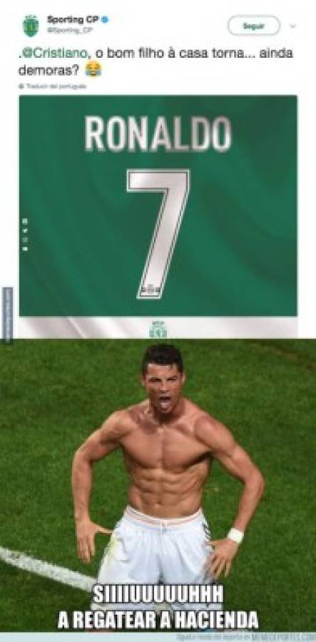 Los mejores memes de la supuesta salida de Cristiano Ronaldo del Real Madrid