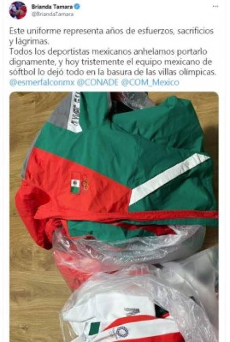 Escándalo en México por atletas que botaron su uniforme olímpico: 'Prefirieron llevar almohadas y colchas'