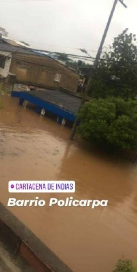La tormenta Iota golpea a Colombia; Cartagena de Indias, bajo el agua