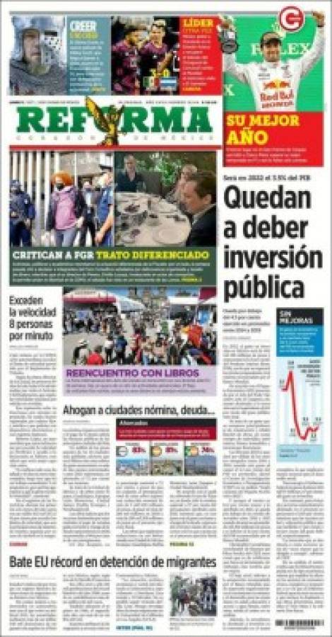 'Goleó fácil a Honduras': Las portadas de los diarios de México tras golear a la 'H' en el Azteca