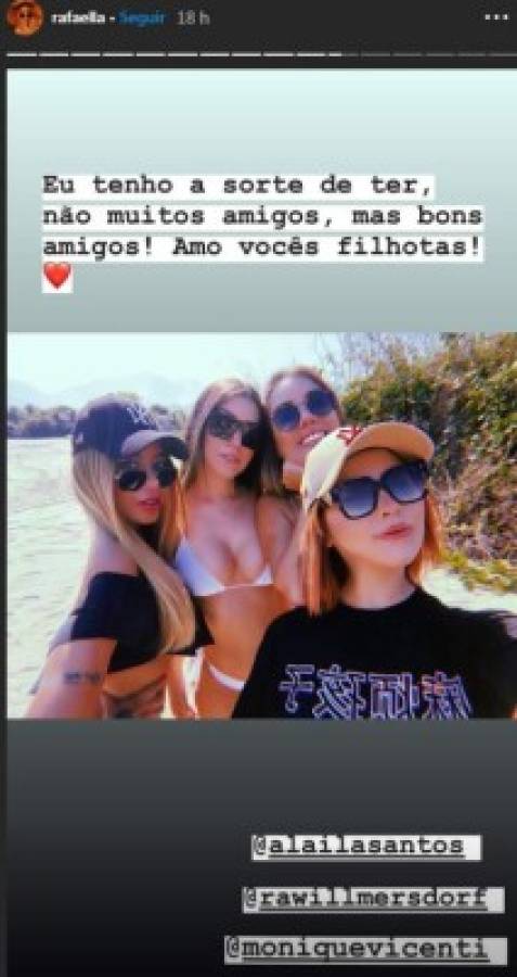 Neymar, impactado con las infartantes fotos de su hermana y sus amigas en las playas de Brasil