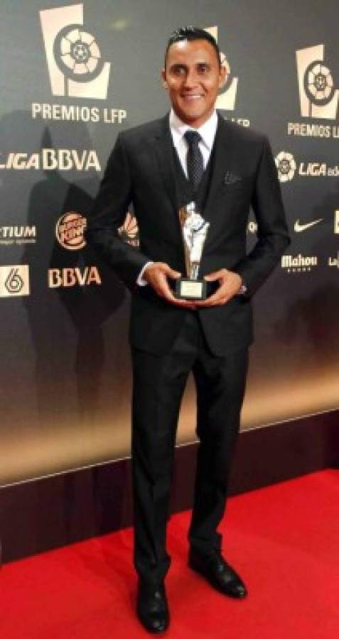 Cristiano se lleva tres premios en Gala de la Liga de España