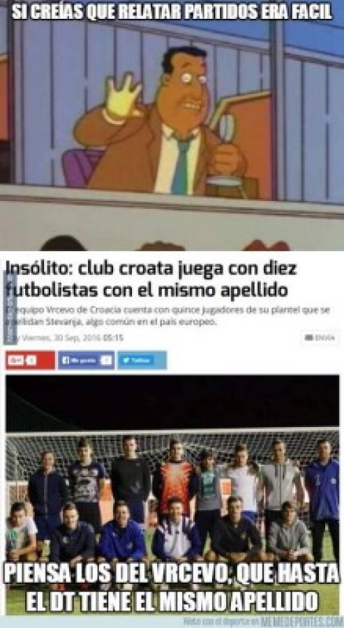 Los mejores memes que dejó el viernes en el mundo del fútbol