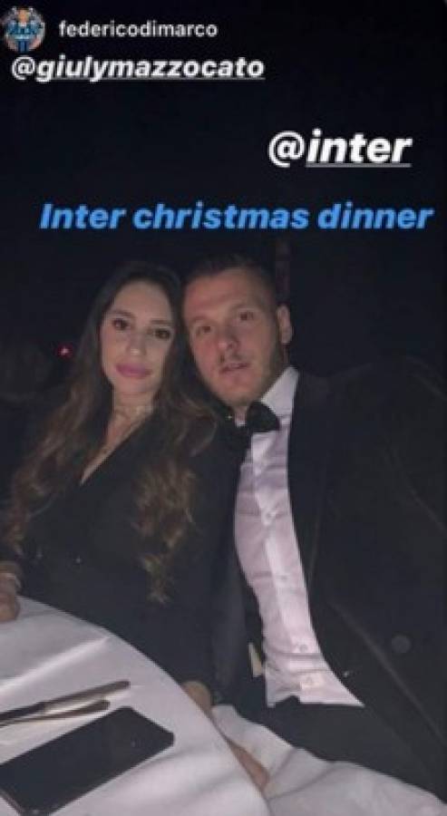 Así fue la lujosa cena de Navidad del Inter de Milán con el hondureño David Suazo de invitado