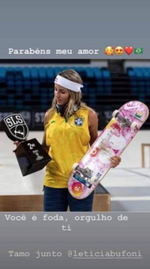 ¡Es infartante! Neymar hace público su nuevo romance con una skater brasileña