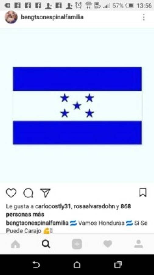 Los mensajes de los jugadores previo al juego de Honduras-Australia