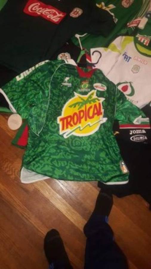 La espectacular colección de camisetas del Marathón de Honduras