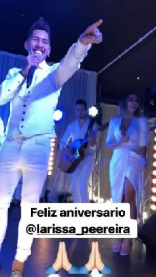 Baile, Kareoke y estrellas: La espectacular fiesta de cumpleaños de Larissa Pereira esposa de Roberto Firmino