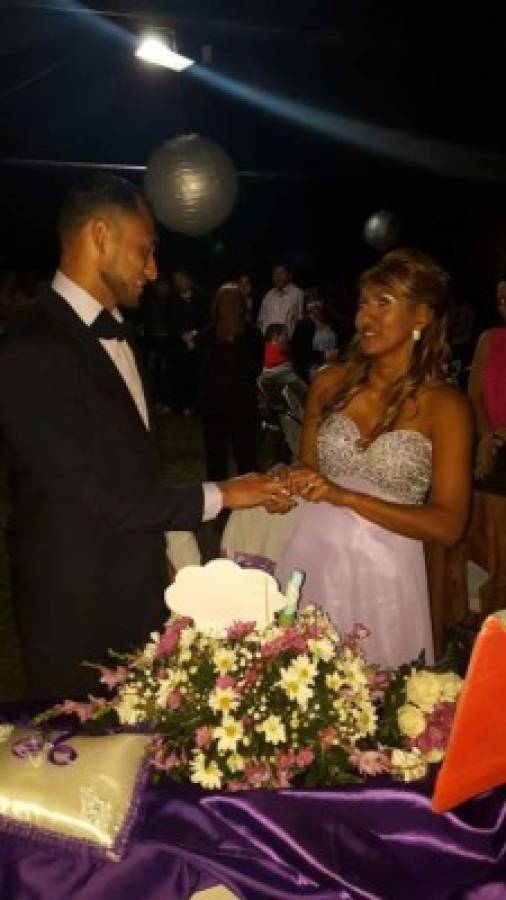Las fotos más románticas de la boda del futbolista hondureño Manuel Doño