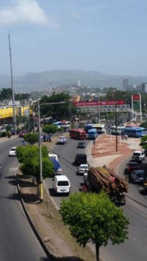 FOTOS: Así luce Honduras con el paro nacional de transporte