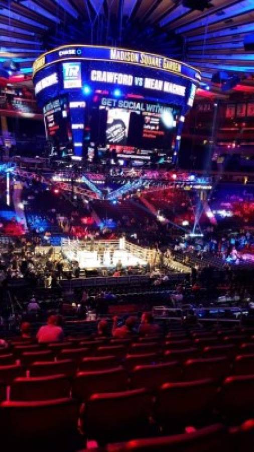 Hondureños presente en el llenazo del Madison Square Garden para pelea de Teófimo López