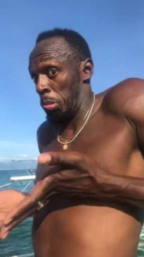Las vacaciones ardientes y de lujo de Usain Bolt con su novia en un yate