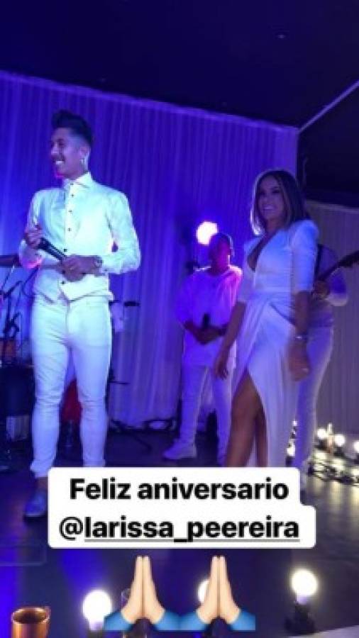 Baile, Kareoke y estrellas: La espectacular fiesta de cumpleaños de Larissa Pereira esposa de Roberto Firmino
