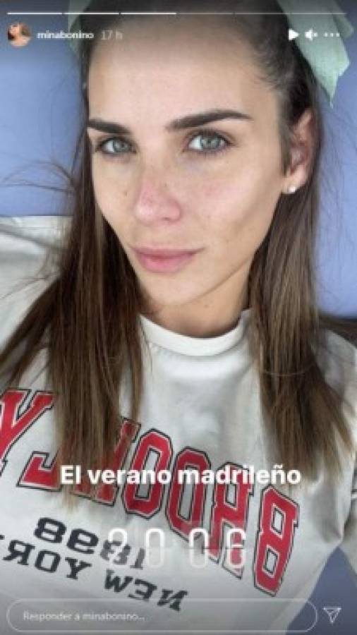 'Tu abuela', sexy novia de jugador del Real Madrid tiene dura discusión con un seguidor por llamarla vieja  